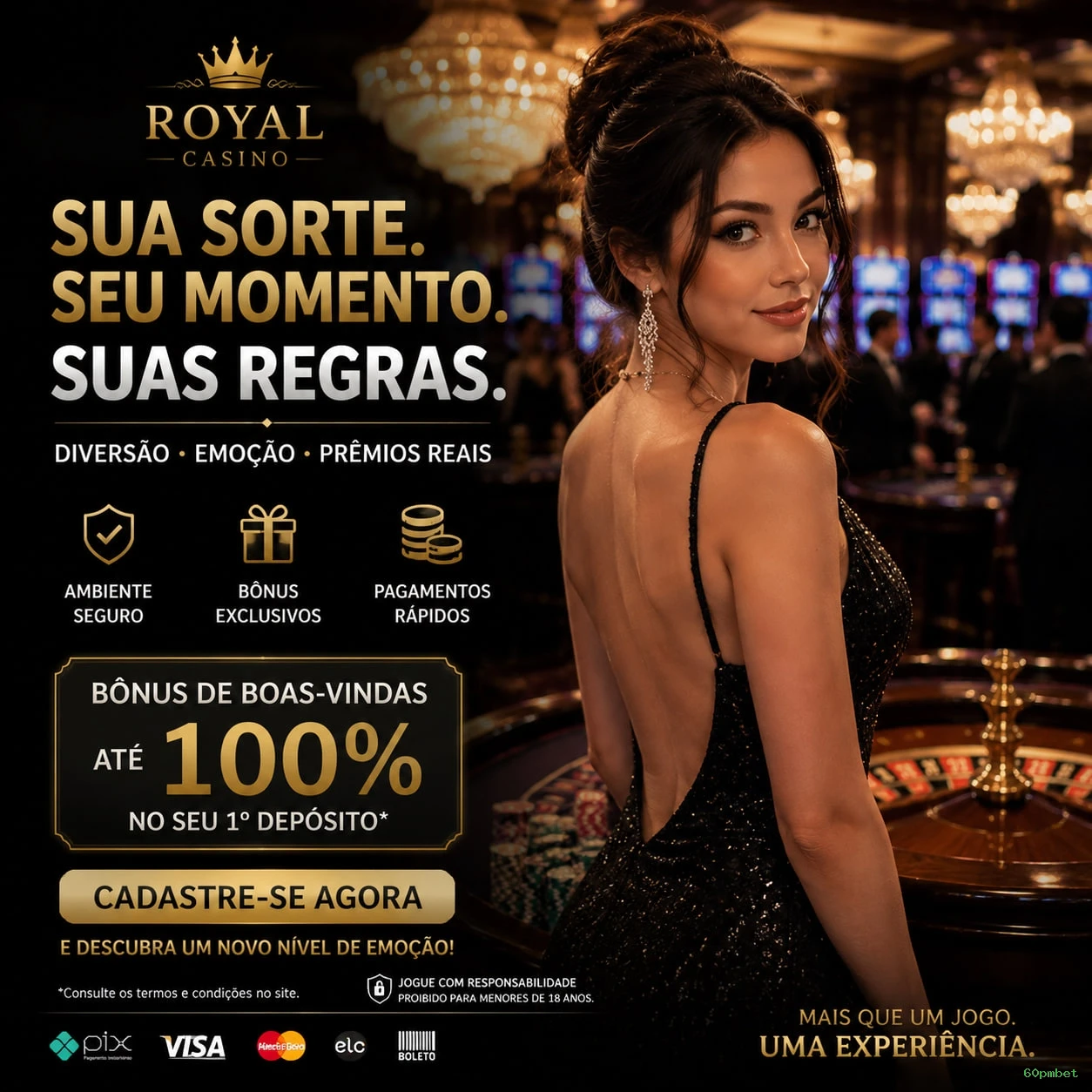 Ganhe prêmios incríveis na 60pmbet